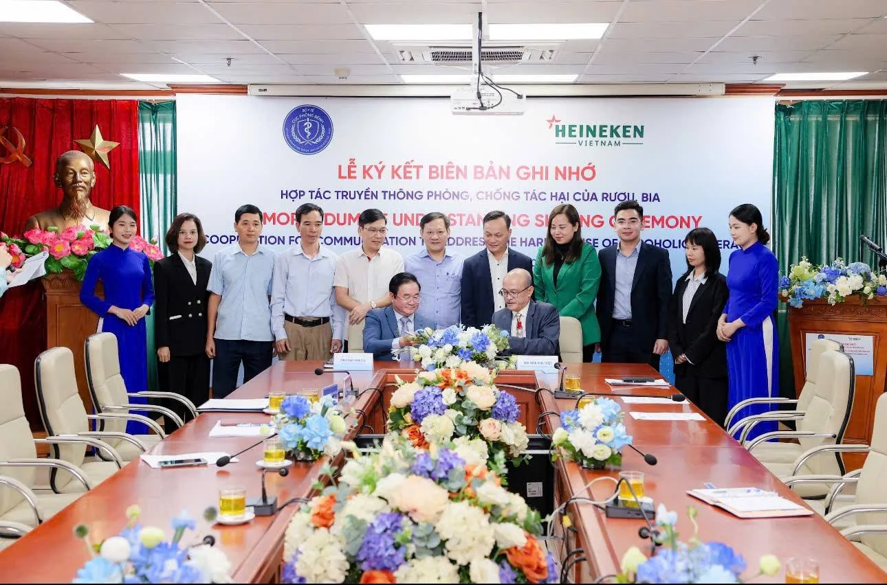 Viet Event đồng hành cùng Bộ Y Tế và Heineken Việt Nam trong Lễ Ký Kết Biên Bản Ghi Nhớ Hợp Tác Truyền Thông Phòng, Chống Tác Hại Của Rượu, Bia