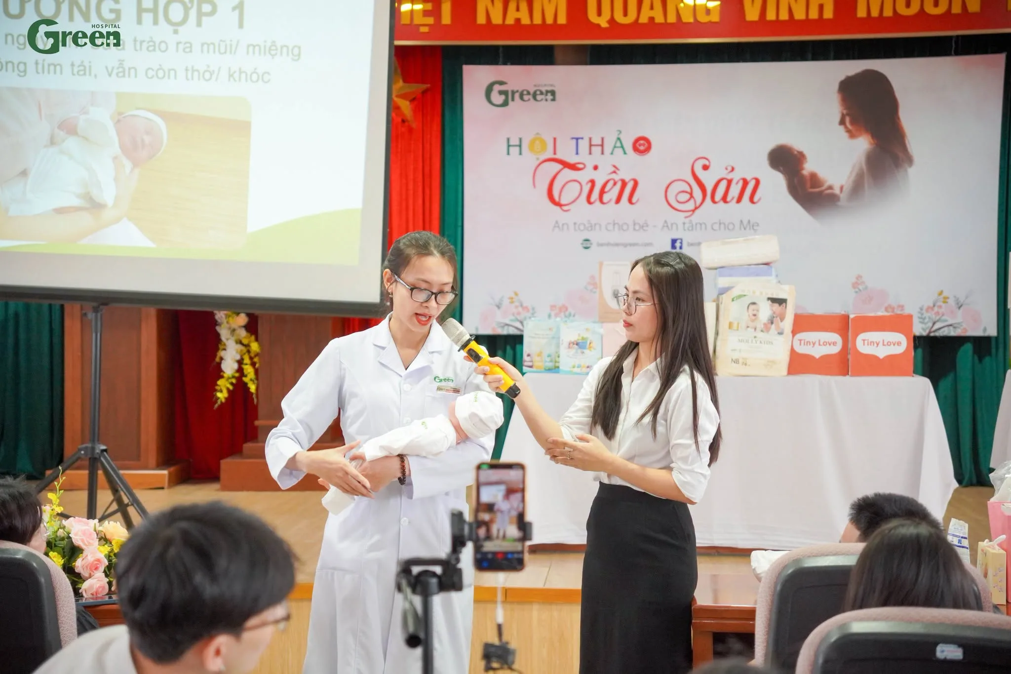 LỚP HỌC TIỀN SẢN “MẸ KHỎE – BÉ NGOAN” TẠI BỆNH VIỆN QUỐC TẾ GREEN 8